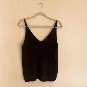 H&M black knitted top